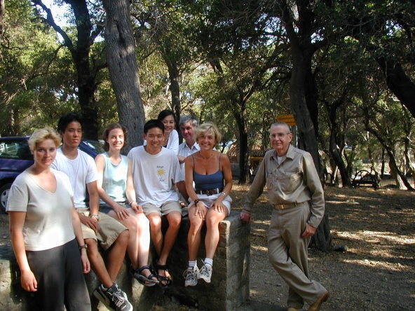 Group Photo 2001 with Dr. J. McCredie on the right, 2001.