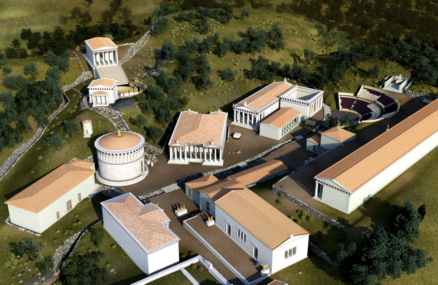 Passage and Perception in the Sanctuary of the Great Gods, Samothrace: Visualization and Animation